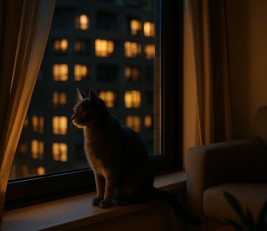 chat appartement nuit