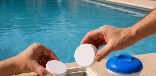 Chlore dans le skimmer ou dans un flotteur : quelle est la bonne méthode pour votre piscine ?